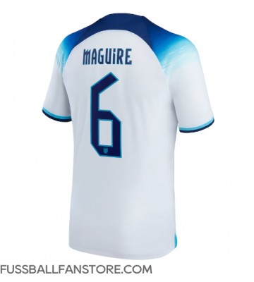 England Harry Maguire #6 Replik Heimtrikot WM 2022 Kurzarm